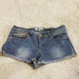 Jolt blue jean shorts